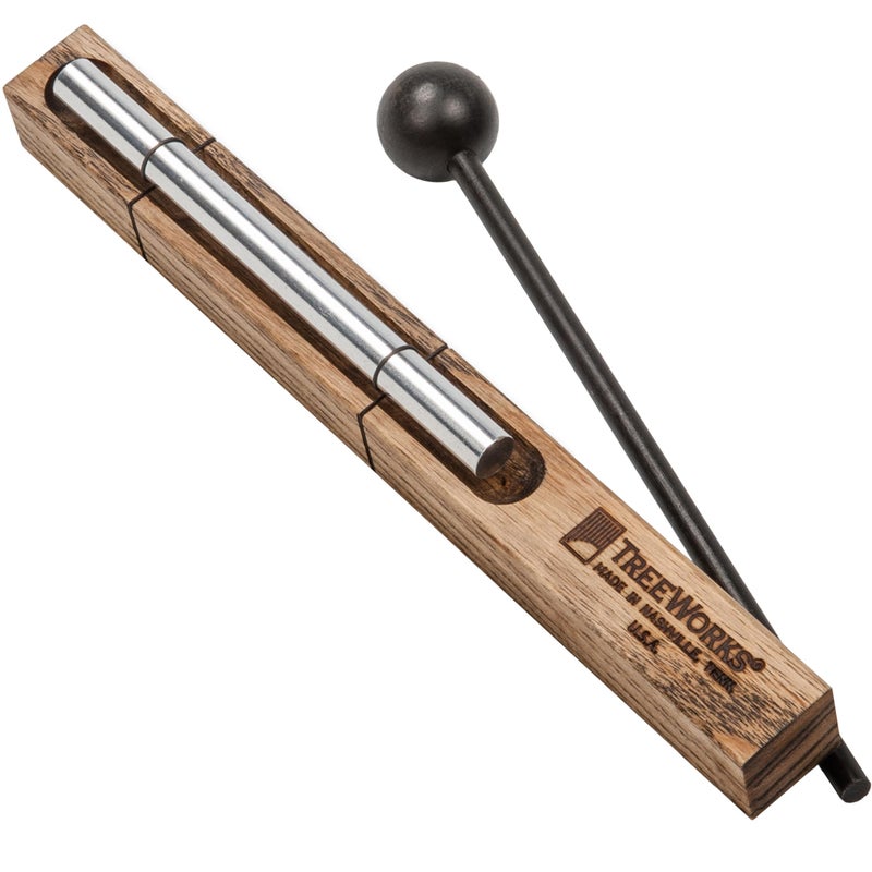 TreeWorks Chimes Energy Chime, Single Note â€“â€“ MADE IN U.S.A. â€“â€“ For Meditation, Classrooms, Sound Healing or Yoga, Includes Mallet - Image 1
